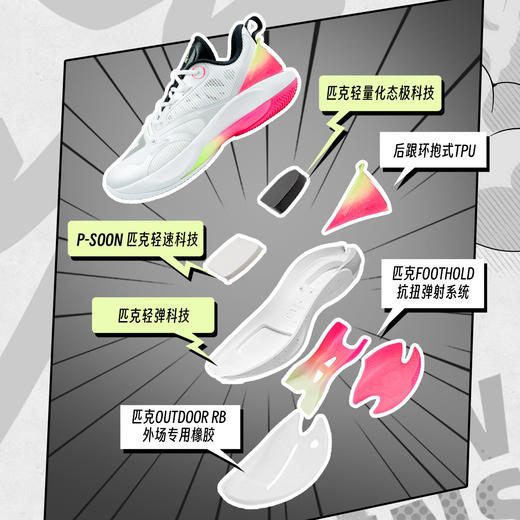 匹克【态极-维金斯天赋1代】篮球鞋男舒适防滑缓震运动专业球鞋男DA340347 商品图2