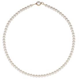 Pearl moments 时光与爱 珍珠项链（爱心 圆扣））