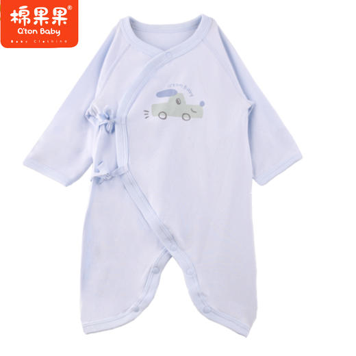 棉果果专柜同款春季新品内衣家居男宝5A抗菌抗菌蝴蝶连体衣M111726224718 商品图0