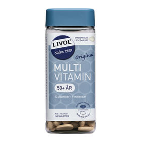 [丹麦]新版Livol综合维他命50+ 150粒. New ! Livol Multivitamin 50+ 150stk.