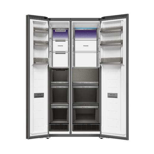 卡萨帝冰箱600L对开门大容量 零距离自由嵌入式\MRA控氧保鲜\婴爱空间(珍品、母婴、 0°、软冷冻)\智慧动态杀菌净化\人感\智能WIFI 商品图3