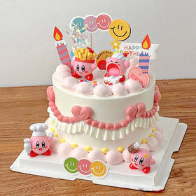 【星之卡比】人气推荐生日蛋糕·夹心可选 健康奶油蛋糕