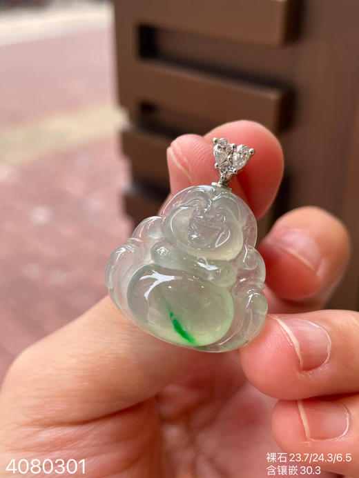 4080301，飘翠佛公吊坠。具体价格微信咨询 商品图6