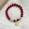 龙年大吉【龙年本命年 朱砂手链女】福牌铜钱 龙串珠手串 红色手链 商品缩略图9