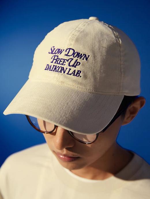 DAIKON Lab 23AW 灯芯绒LOGO刺绣鸭舌帽 商品图3