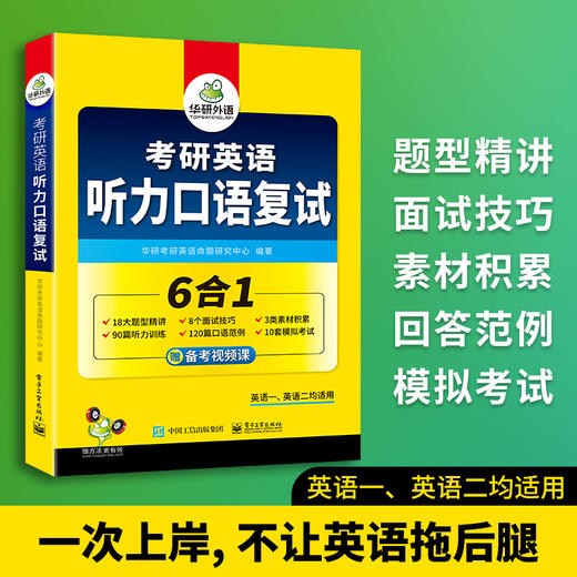 华研外语 考研英语听力口语复试资料备考2025 18大题型精讲+90篇听力训练+120篇口语范例+面试技巧+模拟考试卷调剂英语一/二均适用 商品图2