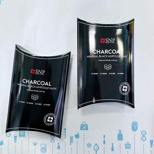 SNP竹炭黑炭面膜（828140） 商品图0