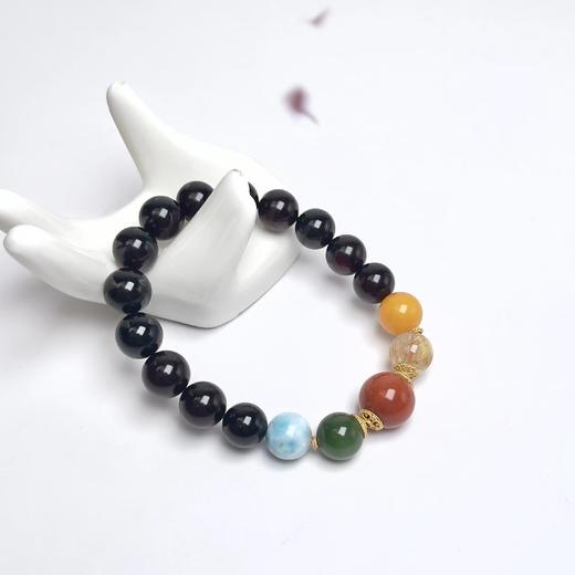 姑姑*41921翳珀单圈手串五行圆珠约10mm 商品图0