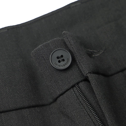 【含羊毛/莱赛尔】柒牌男士休闲裤2024秋冬新款四面弹商务直筒裤	127H70260 商品图4