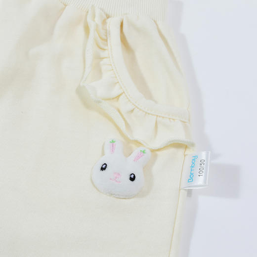 贝贝怡童装女童百搭纯棉运动裤休闲2024春季新款中大童束脚裤子ZB1DK003 商品图7