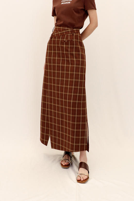 -栗壳长半裙HJ1B18 商品图5