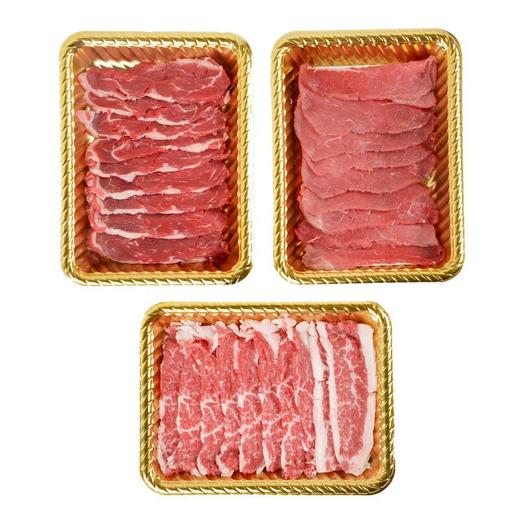 银赤潮汕牛肉拼盘2-3人份（内含吊龙120g，肥拼120g，嫩肉120g ）/份 商品图2