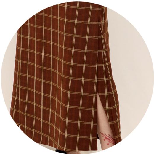 -栗壳长半裙HJ1B18 商品图3