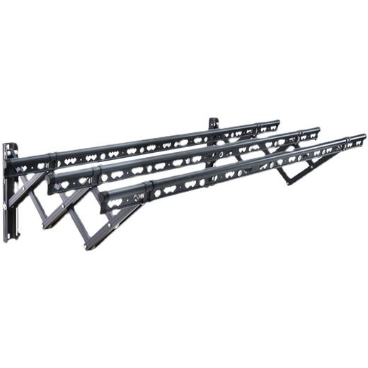 伸缩晾衣架室外墙阳台户外推拉晒衣架铝合金晾衣杆加筋加厚凉衣架，注：包安装服务需要另外下单 商品图4