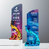 定制水晶奖杯风生水起荣誉奖牌黑色大气团队奖励优秀员工刻字订制 · 弧形雕刻+树脂 商品缩略图13