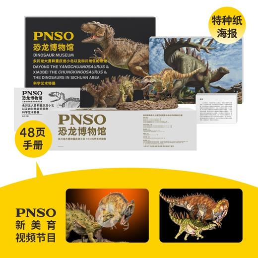 PNSO永川龙大勇与重庆龙小北恐龙博物馆1比35科学艺术模型 商品图1