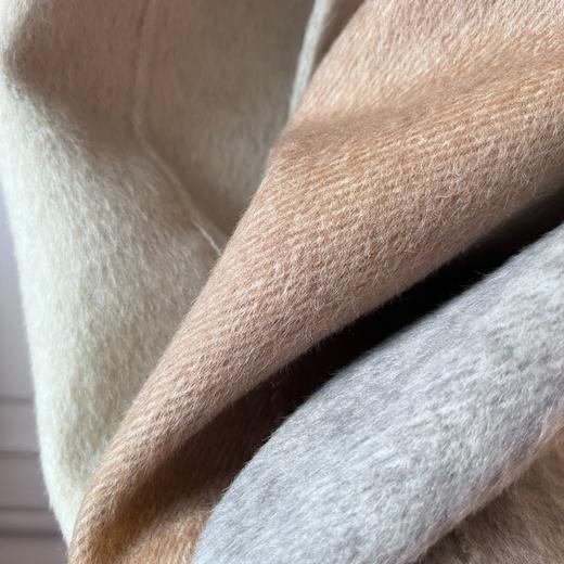 经典重现-美拉德风、热力感穿搭、百搭双面呢、真丝羊毛大衣2206051 商品图4