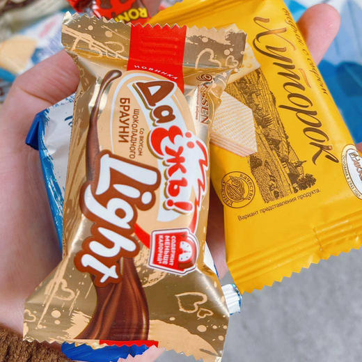 俄罗斯进口混装威化 商品图4