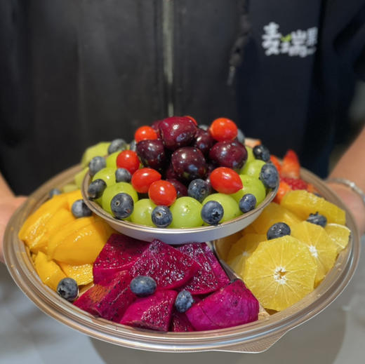 彩虹豪华双层星球果盘 商品图0