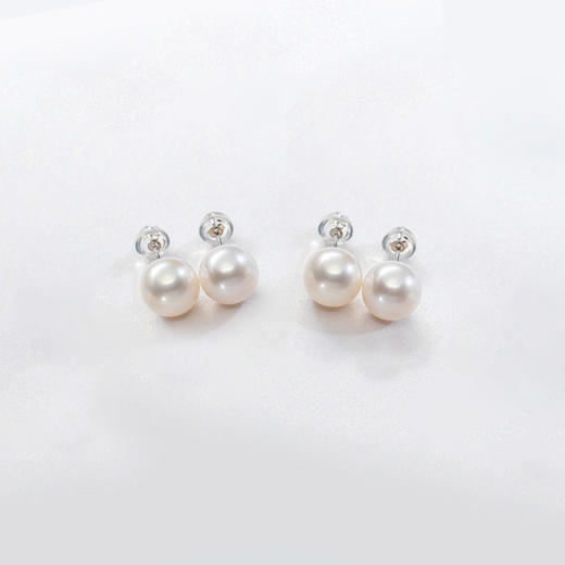 【宏艺珠宝】小灯泡·18K金珍珠耳钉 商品图3