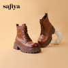超值精选 | Safiya/索菲娅2023冬季复古英伦风小个子马丁靴 SF33912351 商品缩略图2