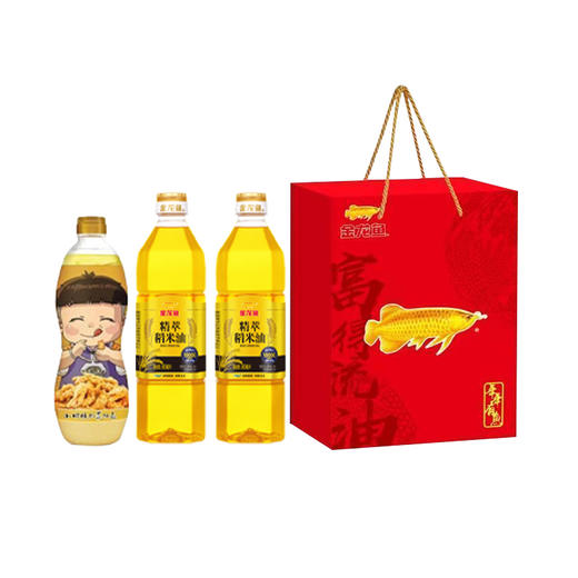 金龙鱼三拼888ml*3礼盒 商品图0