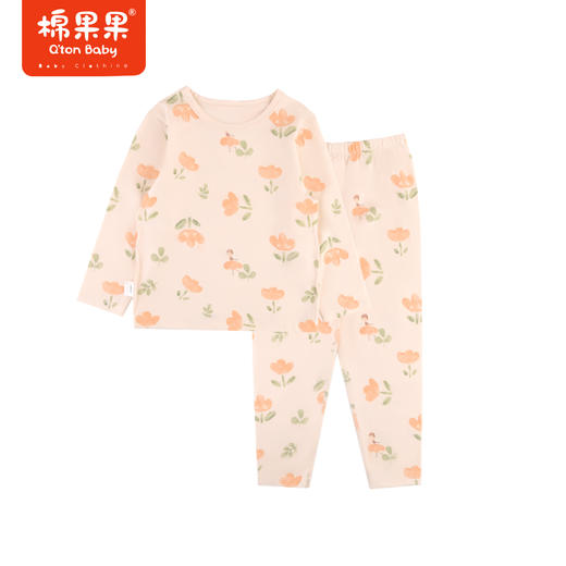 棉果果专柜同款春季新品内衣家居女宝5A抗菌莫代尔套头套装 M121302424723 商品图3