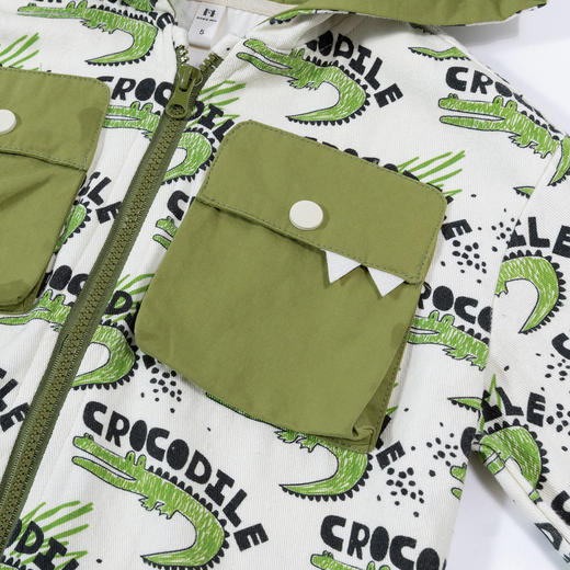 贝贝怡童装儿童连帽外套春季新款百搭休闲上衣男女中大童春秋衣服ZB1DS012 商品图4