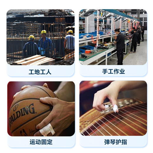 【防裂护手足】白云山手足干裂贴 皮肤皲裂 高粘性贴布脚后跟开裂 棉布贴 耐磨皲裂贴 商品图3