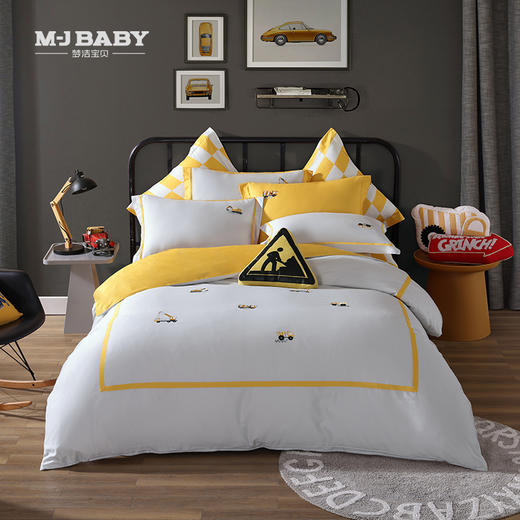 10楼梦洁 宝贝长绒棉绣花三件套150*200cm-重力派对 吊牌价1798元   活动价1199元 商品图1