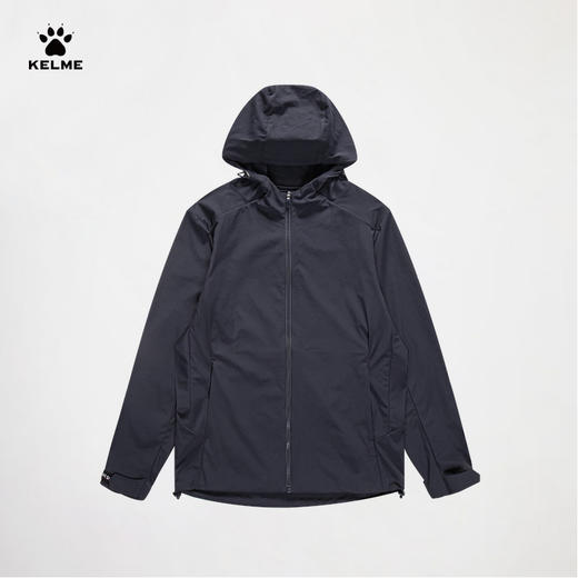 卡尔美春季新款尽享自在系列男士休闲连帽梭织外套 商品图0