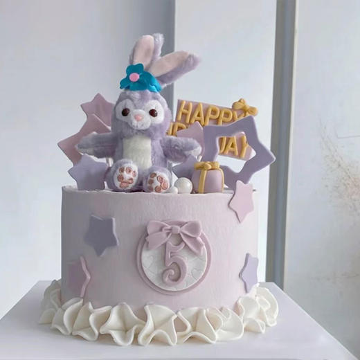 【梦想星黛露】少女星黛露生日蛋糕·夹心可选 健康奶油蛋糕 商品图0