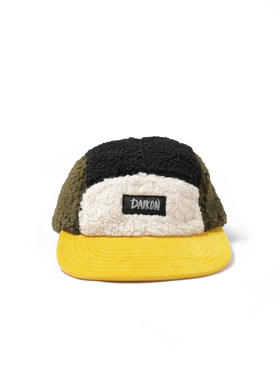 DAIKON Lab 23AW 羊羔毛拼色五页帽