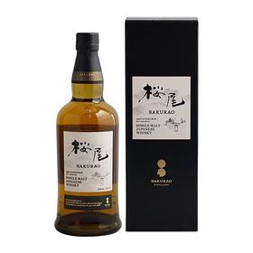 43° 樱尾日本单一麦芽威士忌 700ml