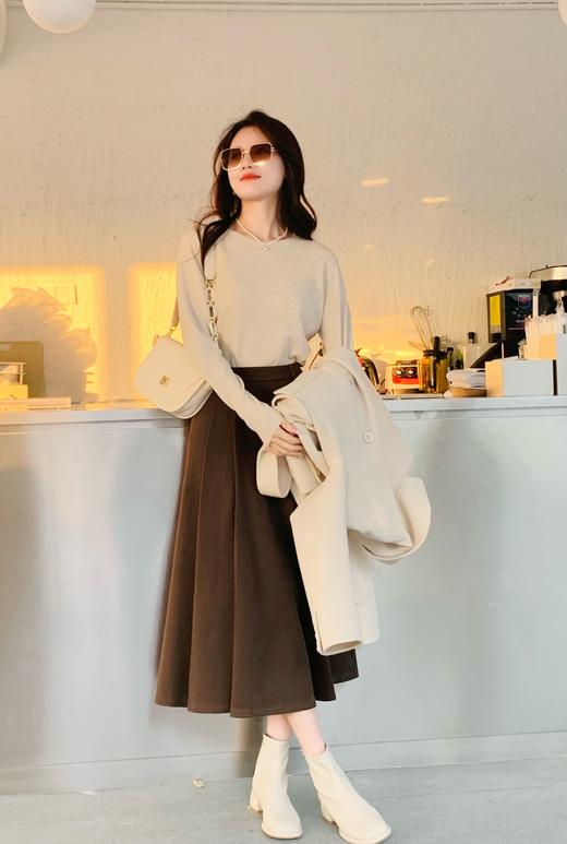 【百图lulu定制】【愉悦羊绒衫】圆领 温润 细腻羊绒衫 商品图7