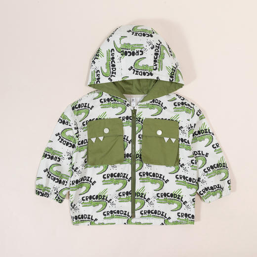 贝贝怡童装儿童连帽外套春季新款百搭休闲上衣男女中大童春秋衣服ZB1DS012 商品图7