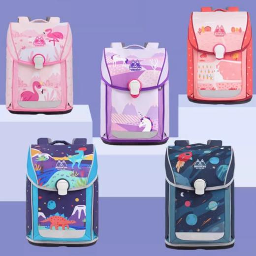 【开学季】1.0玛斯汀小学生书包女童三四五六年级男生减负护脊超轻儿童双肩背包 商品图0