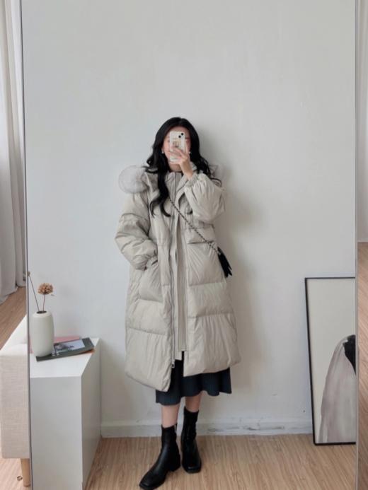 💥【Avann狐狸领长款羽绒服+赠半高领针织衫】✅国内DING尖工厂制作工艺,U衣裤，🔺H*M，*鹿等同系列供应商❗ 商品图2