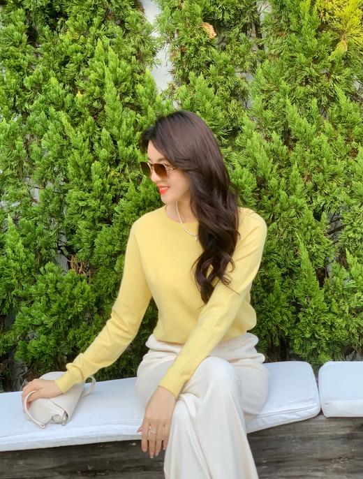 【百图lulu定制】【愉悦羊绒衫】圆领 温润 细腻羊绒衫 商品图10