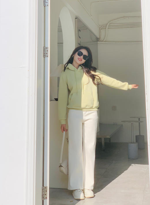 【假期卫衣】休闲连帽  加婴儿绒  套头 长袖卫衣 商品图13