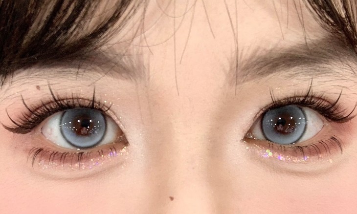 WOOLILENS 蕾哈娜14.5mm 半年抛彩色隐形眼镜 1副/2片 左右眼度数可不同-VVCON美瞳网12