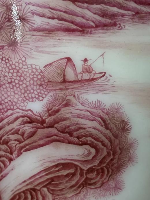 胭脂红珐琅彩绘高仕春游图赏瓶，顺丰包邮 商品图11