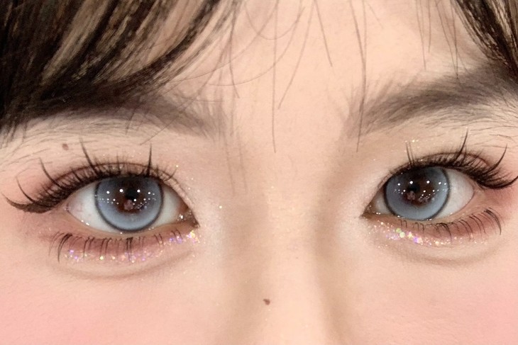 WOOLILENS 蕾哈娜14.5mm 半年抛彩色隐形眼镜 1副/2片 左右眼度数可不同 - VVCON美瞳网