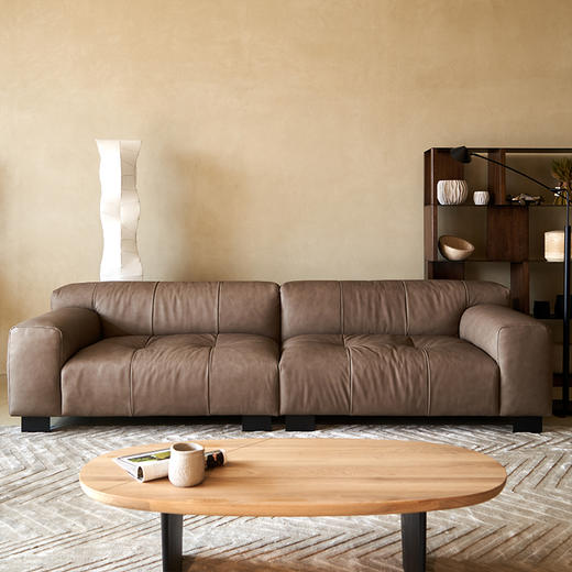 Peg 三人沙发 | 皮布面料可选，详询客服 商品图0