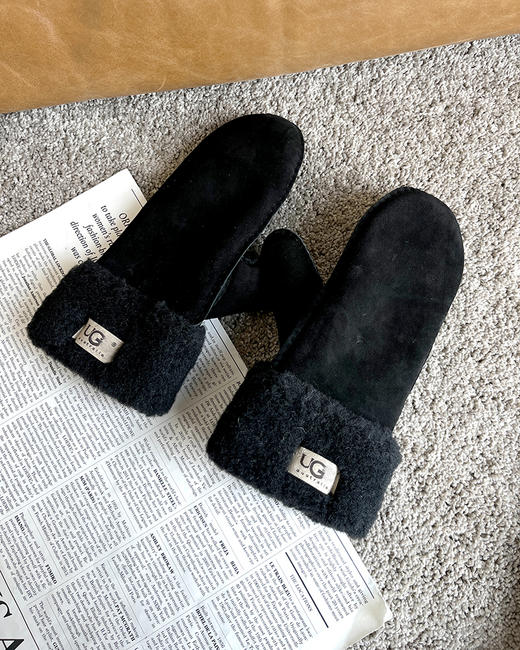 THS 1.13-无 UG家 冬日暖温暖 软软乎乎羊毛手套 2色 CU1145 商品图2