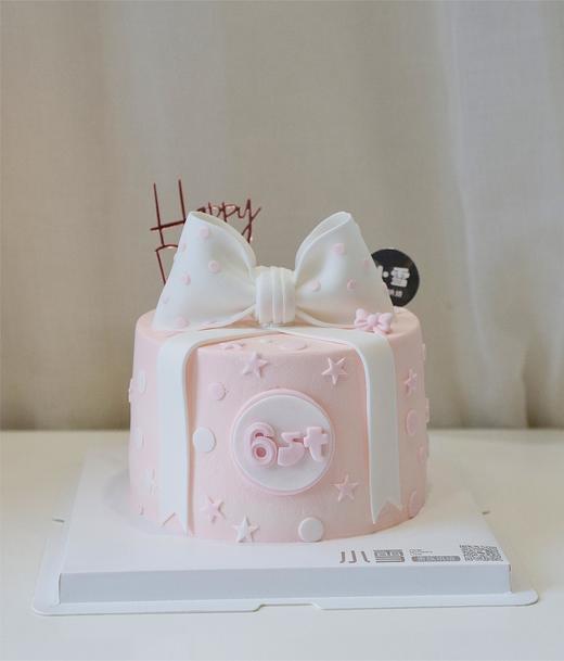 高定款---粉色蝴蝶结蛋糕（提前一天预定） 商品图2