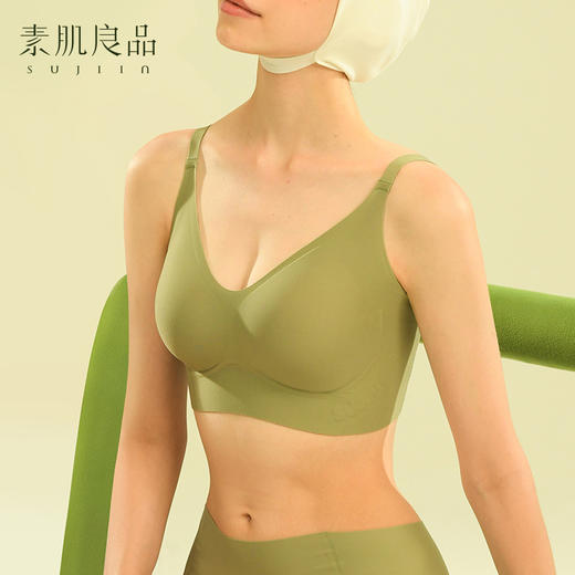 【E】素肌良品【无尺码】果冻挺软支撑内衣- 轻薄吊带款MX160F 商品图3