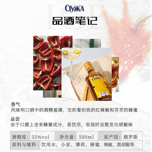 俄罗斯原瓶进口冰星雪原伏特加洋酒40%vol 商品图7