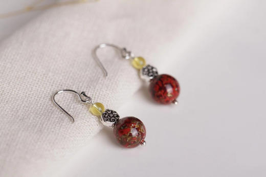 SDEH0045大漆耳饰 商品图0