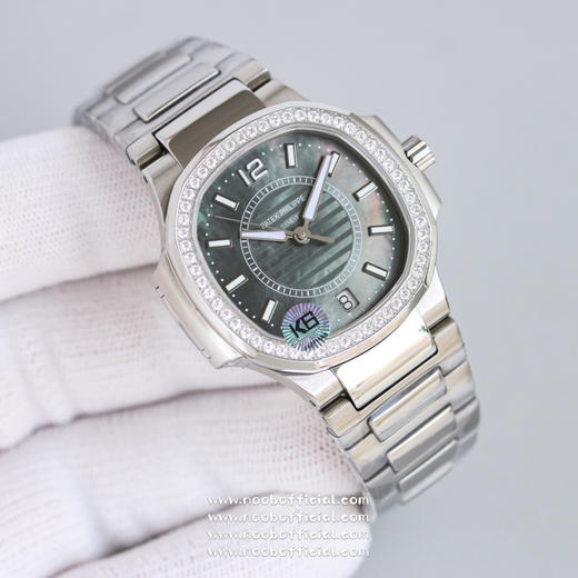 【2023超神之作 神级版本】百达.翡丽运动优雅鹦鹉螺女款腕表PP7008强势来袭！欢迎对比细节：1⃣️搭配正品一致的定制版9015机改Cal.324sc自动机芯，动能储存45小时 商品图1